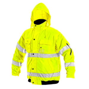 CXS reflexná bunda zimná LEEDS VIZWELL JK60; žltá