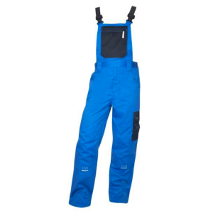 ARDON nohavice s náprsenkou 4TECH 03; modro-čierne; predĺžené
