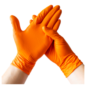 ESPEON rukavice jednorázové nitrilové oranžové DIAMOND3